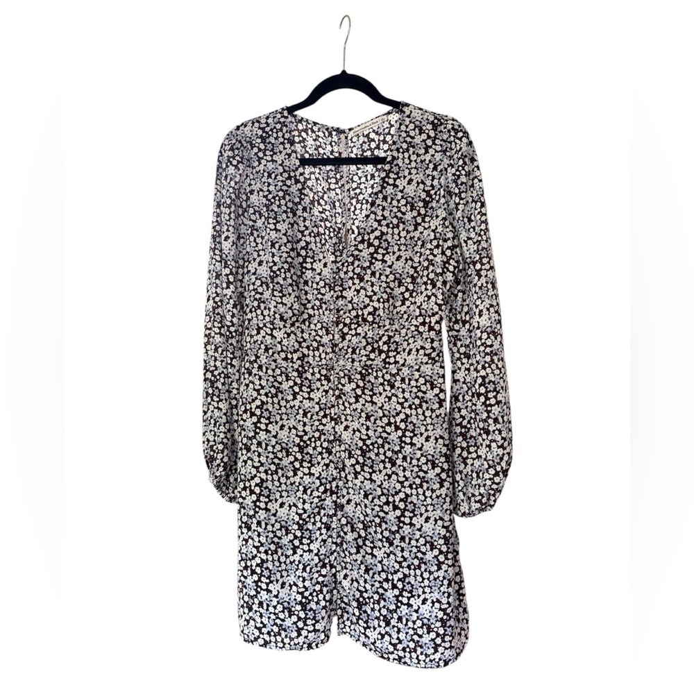 Abercrombie & Fitch Floral Long Sleeve Dress Large